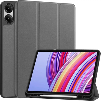 Чехол для планшета BeCover Flexible TPU Mate для Xiaomi Poco Pad/Pad M1 12.1" с креплением для стилуса Grey (BC_711585)