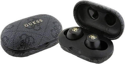 Навушники Guess 4G Bluetooth 5.0 Wireless + Doc Station Black (3700740473887)