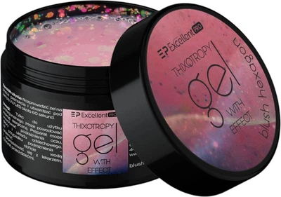 Гель для нарощування нігтів Excellent Pro Thixotropy Blush Hexagon 50 г (5903900437943)