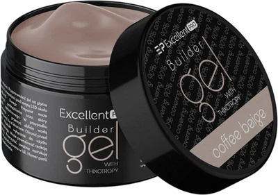 Żel budujący do paznokci Excellent Pro Thixotropy Coffee Beige 50 g (5903900440653)