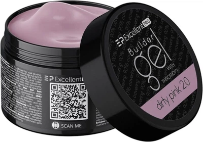 Żel budujący do paznokci Excellent Pro Thixotropy Dirty Pink 2.0 50 g (5903900441339)