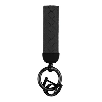 Брелок для Ключей Leather Luxury, Эко-Кожа, Black