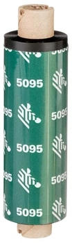 Taśma termotransferowa Zebra 5095 Resin 74 m 5.7 cm do drukarek etykiet Czarna (05095ZD25707)