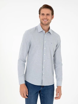 Сорочка чоловіча Pierre Cardin G021GL004-000-2076413(Indigo) M Індиго (8683858073338)