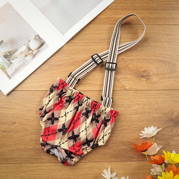 Многоразовый подгузник для сук Derby Reusable Dog Diaper KS008-01, 3XL на шлейках