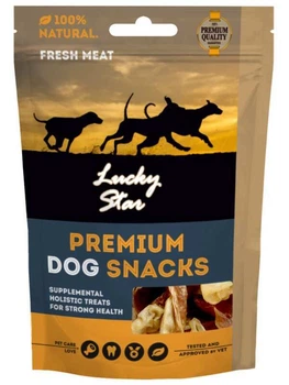 Lucky Star Premium Dog Snacks - Лакомство Кроличье ухо с мясом утки для собак 85 г (4820111434220)