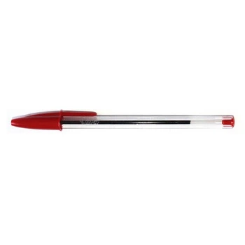 Ручка кулькова 0,4мм Cristal червона BIC