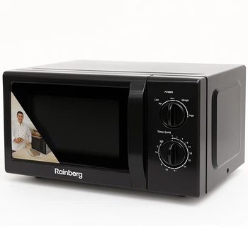 Микроволновая печь Rainberg RB-7151 20 л 1200 Вт 5 уровней мощности 8 режимов Black