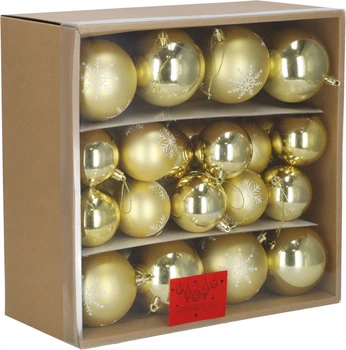 Zestaw bombek choinkowych Springos CA0974 6.5/8 cm 36 szt (5908455301404)