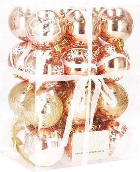 Zestaw bombek choinkowych Springos CA0867 6 cm 24 szt (5907719424859)