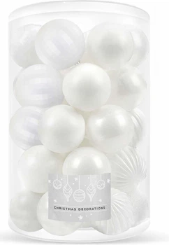 Zestaw bombek choinkowych Springos CA0878 7.5 cm 30 szt (5907719424965)