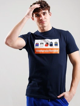 Футболка Weekend Offender Trainerspotting Graphic Темно-Синяя — размер XL