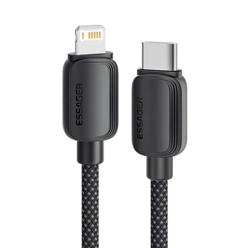 Кабель ESSAGER Breeze USB-C to Lightning 20W 2m Black (EXCTL-WLA01-P)