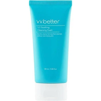 Пенка очищающая для чувствительной кожи лица VVBETTER 5.5 SOOTHING CLEANSING FOAМ, 120 мл