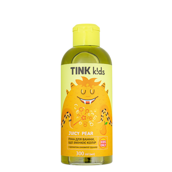 Дитяча піна для ванни, що змінює колір Tink kids Juicy Pear від 3+ років 300 мл