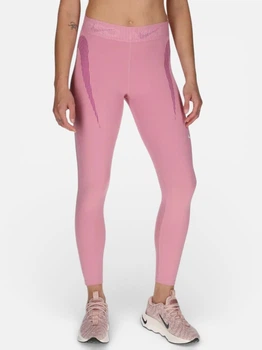 Спортивные леггинсы для фитнеса высокие женские Nike Pro Dri-Fit HJ1219-699 XL Pink (197602786101)