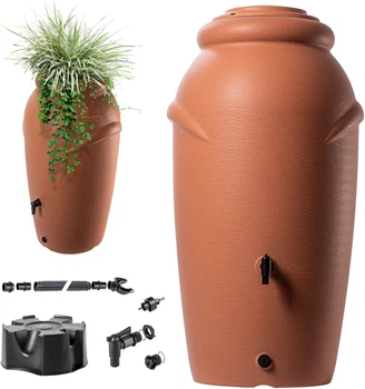 Резервуар для дощової води Kadax Vidor з комплектом для підключення та підставкою 210 л (K10846)