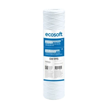 Картридж Ecosoft CPN25105ECO 2.5"х10" 5 МКМ з поліпропіленової нитки