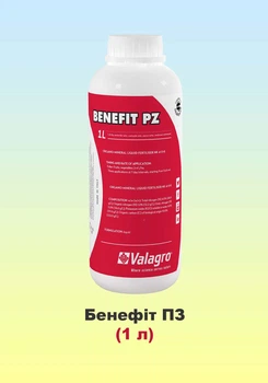 Бенефіт ПЗ (Benefit PZ) 1 л, органо-мінеральне добриво, біостимулятор збільшення плодів, Valagro (Валагро), Італія