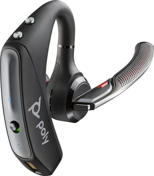 Bluetooth-гарнитура Poly Voyager 5200 UC + BT600 USB-A Black (7K2E1AA)