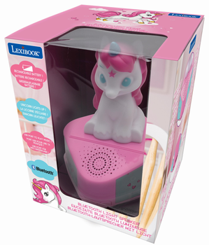 Портативна колонка Lexibook BTD80UNI з фігуркою единорога що світиться (3380743098050)