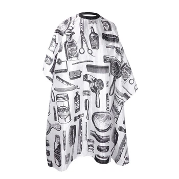 Пеньюар парикмахерский, накидка для клиента BarberTools-2 (размер120х145), белый