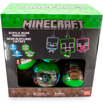 MINECRAFT Акрилова фігурка-сюрприз з підвіскою у капсулі, арт. JTMIN-35200