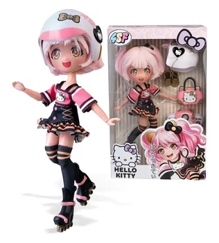 Ігровий набір 4SF MANGA DOLLS серії "Hello Kitty" – ЗОЛОТА РОЛЕР ДІВА (з аксесуарів)