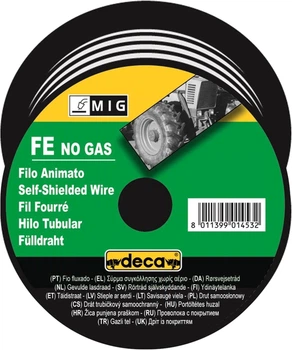 Дріт зварювальний з покриттям DECA 0.9 мм 2 кг (2000533010529)