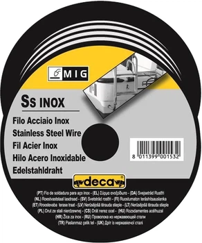 Дріт зварювальний нержавіючий DECA RST 0.8 мм 0.8 кг (2000510203395)