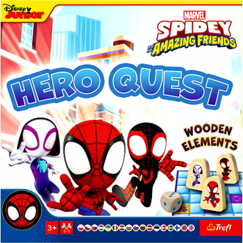 Настільна гра Trefl Квести Для Героїв - Дісней: Людина Павук (Hero Quest - Disney: Spidey And His Amazing Friends) (укр) ( 02436 )