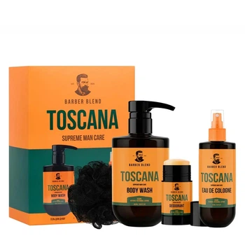 Подарочный набор мужской BARBER BLEND Supreme Man Care – Toscana (500 ml)