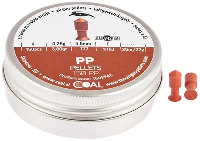 Пули Coal PP 4,50 мм 0,25 г 150 шт