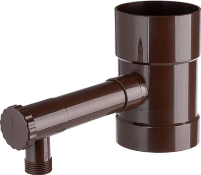 Збірник дощової води Kadax Nancras з клапаном 100 мм Коричневий (K10756)