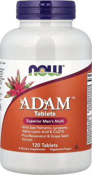 Мультивітамінний комплекс для чоловіків Now Foods Adam Male Multi 120 таблеток (733739038760)
