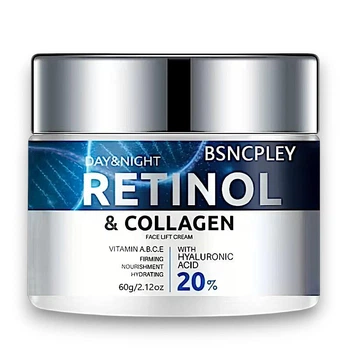 Антивозрастной крем для лица Avtoaks "Retinol & Collagen" с гиалуроновой кислотой, 60 г