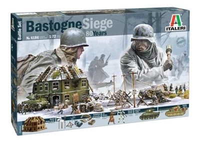 Збірна модель 1:72 бойовий набір Bastogne Siege 80 Years Italeri 6186