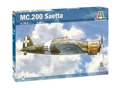 Збірна модель 1:48 літак Macchi C.200 Saetta Italeri 2815