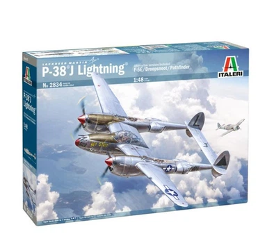Збірна модель 1:48 літак P-38 J Lightning Italeri 2834