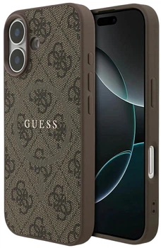 Панель Guess 4G Ring Classic Logo MagSafe для Apple iPhone 17 Brown (3666339491048)