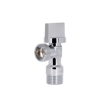 Кран приладовий Thermo Alliance Base 1/2" × 1/2" НН, кульовий, ручка-барашок, латунний, хром