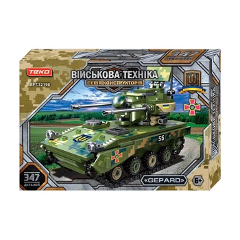 Конструктор Teko 32198, 347 деталей, САУ Gepard