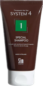 Шампунь для склонной к жирности кожи Sensitive Special Shampoo No1 System 4, 75 мл