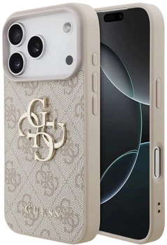 Панель Guess 4G Big Logo для Apple iPhone 17 Pro Pink (3666339491581)