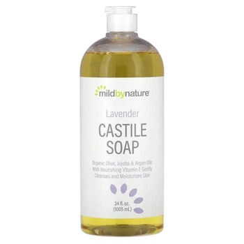 Мило кастильське з ароматом лаванди Mild By Nature Lavender Castile Soap, 1005 мл