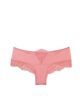 Трусики сатинові Victoria’s Secret Кораловий S