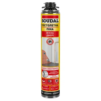 Пена монтажная пистолетная 750мл светло-желтая [000010000000750F00] Soudal