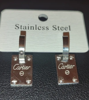 Сережки в стилі Cartier