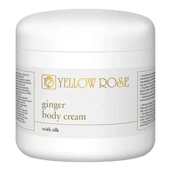 Імбирний крем для тіла з шовком Yellow Rose Ginger Body Cream With Silk 500 мл