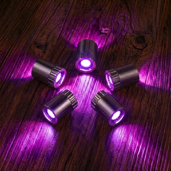 Міні LED ліхтарики для рукоділля та декору DIY Craft Party Decor 5 штук Purple